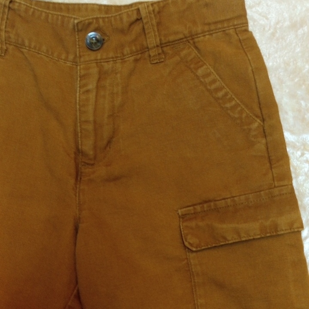 Janie and Jack Boys Tan Cargo Shorts - Picture 2 of 6